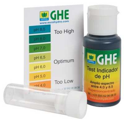 Test pH con gotas