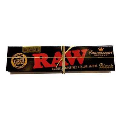 Raw Black Connoisseur King Size + Tips