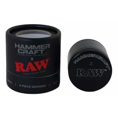 Raw Grinder X Hammercraft Negro-4 partes 50mm