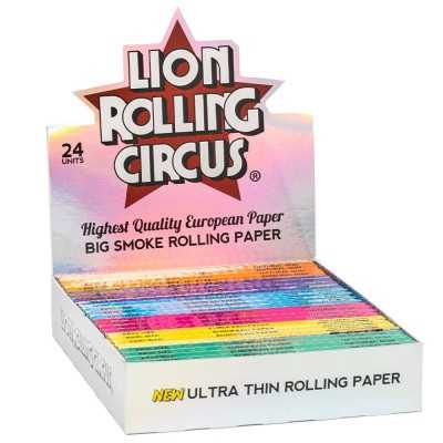 Papel King Size Silver Lion Rolling Circus (24x33)